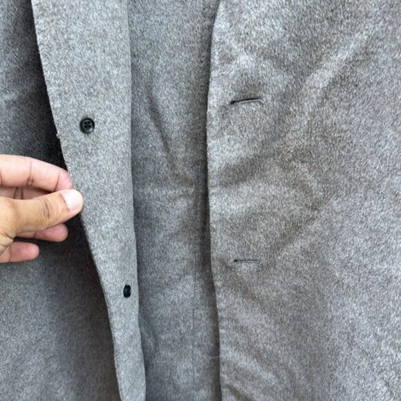 AllSaints Hanson Gray Wool Jacket - Picture 7 of 14